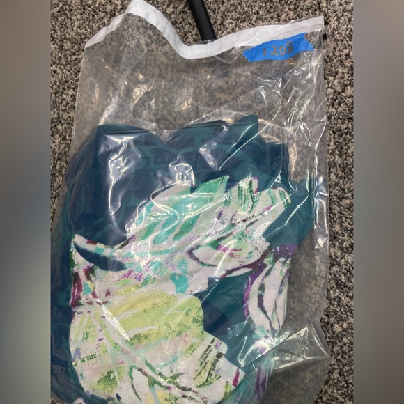 Anthropologie Maeve Elia Open Shoulder Midi Fit Flare Floral Teal dress Sz 0 - Picture 15 of 15